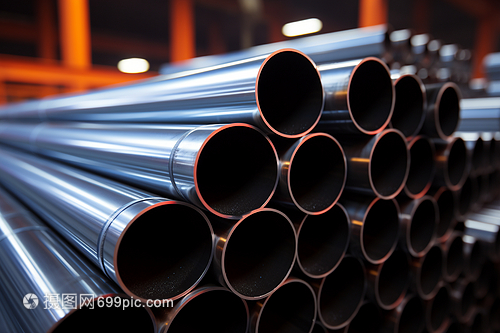 鋼鐵森林的見(jiàn)證——堆積如山的鋼管與圓鋼